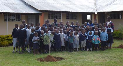 some of the children in the school at Eldoret